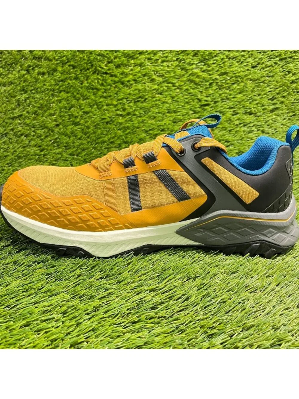 Avenger Aero Trail Mens Size 9 Yellow Black Composite Toe Safety Work Shoes